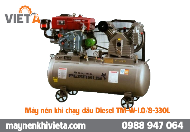 Máy nén khí chạy dầu Diesel TM-W-1.0/8-330L