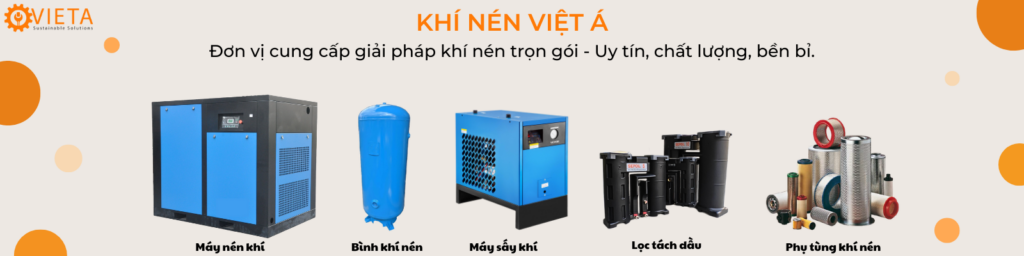 Khí nén Việt Á - Cung cấp giải pháp hệ thống máy nén khí trọn gói cho nhà máy