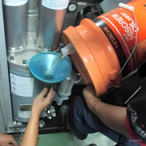 Dầu máy nén khí Hitachi new Hiscrew oil next