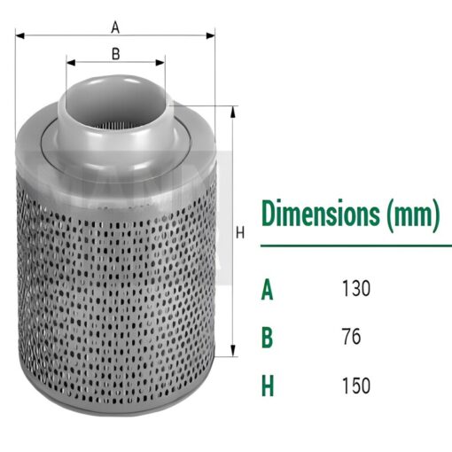 Lọc gió C 1131 Mann filter cho máy nén khí