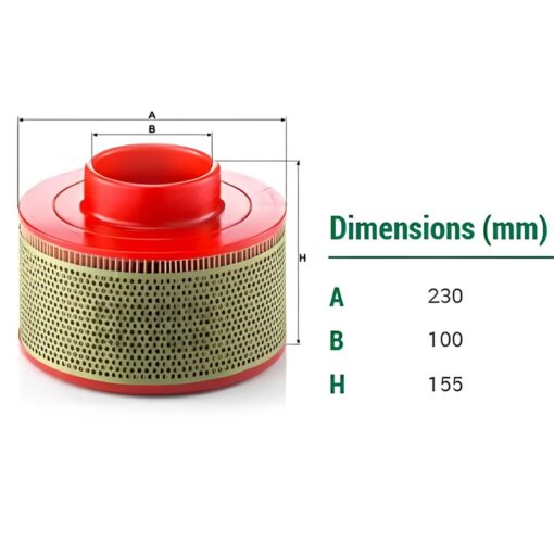 Lọc gió C 23 174 Mann filter cho máy nén khí