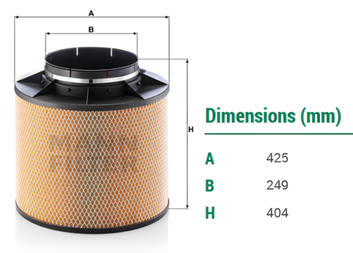 Lọc gió C 43 1090/1 Mann filter