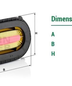 Lọc gió Mann filter C 26 270 cho máy nén khí