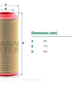 Lọc gió Mann filter C 27 1320/2 cho máy nén khí