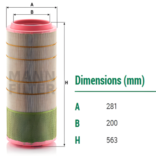 Lọc gió Mann filter C 28 1275