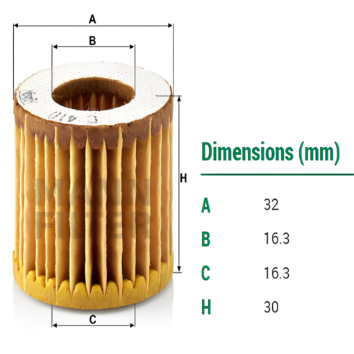 Lọc gió Mann filter C 410