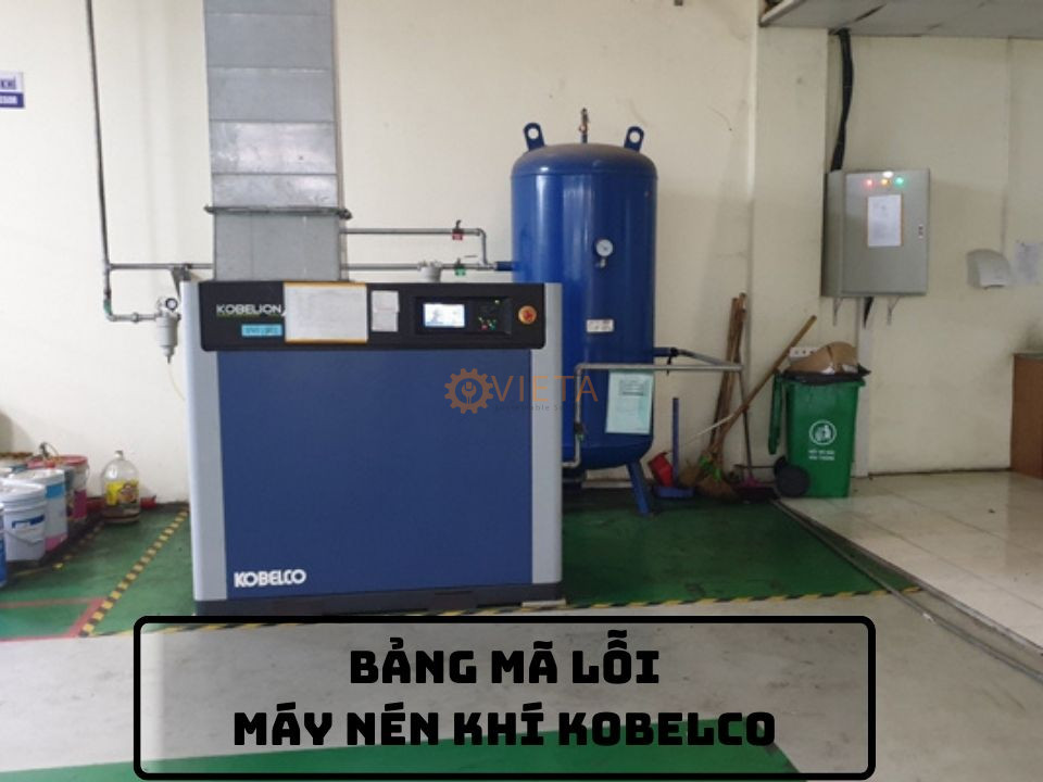 Bảng mã lỗi máy nén khí Kobelco và cách khắc phục