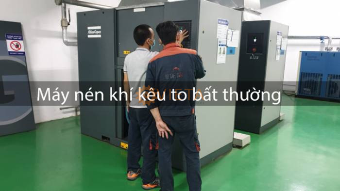 Nguyên nhân khiến máy nén khí trục vít kêu to