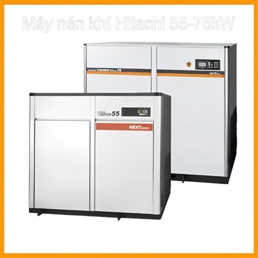 Máy nén khí Hitachi 55kW-75kW trục vít ngâm dầu