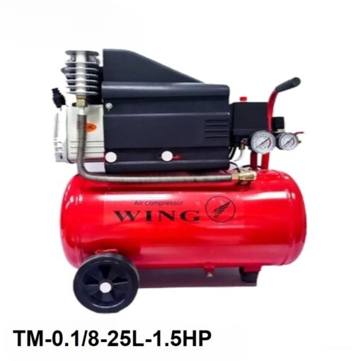 Máy nén khí đầu liền WING TM-0.1/8-25L-1.5HP (1.5HP, 25L, 220V)