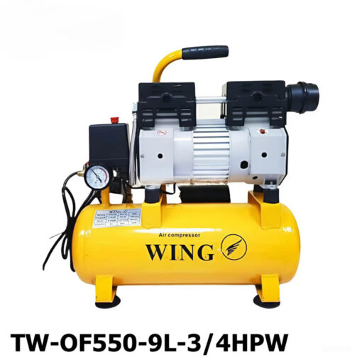 Máy nén khí không dầu Wing TW-OF550-9L-3/4HPW