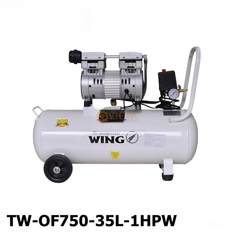 Máy nén khí không dầu Wing TW-OF750-35L-1HPW