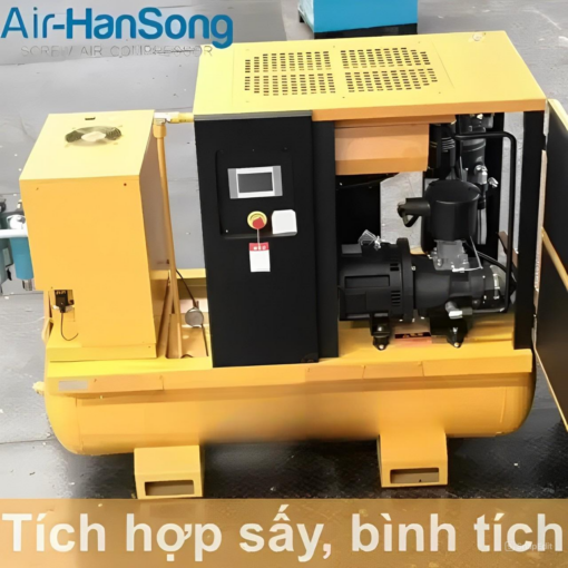 Máy nén khí trục vít cao áp tích hợp sấy bình tích Trung Quốc