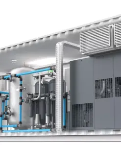 Phòng máy nén Atlas copco Container giã chiến y tế