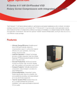 Máy nén khí trục vít quay Ingersoll Rand VSD R 4-11 kW ngập dầu