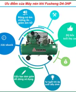 Máy nén khí piston Fusheng D4-3HP