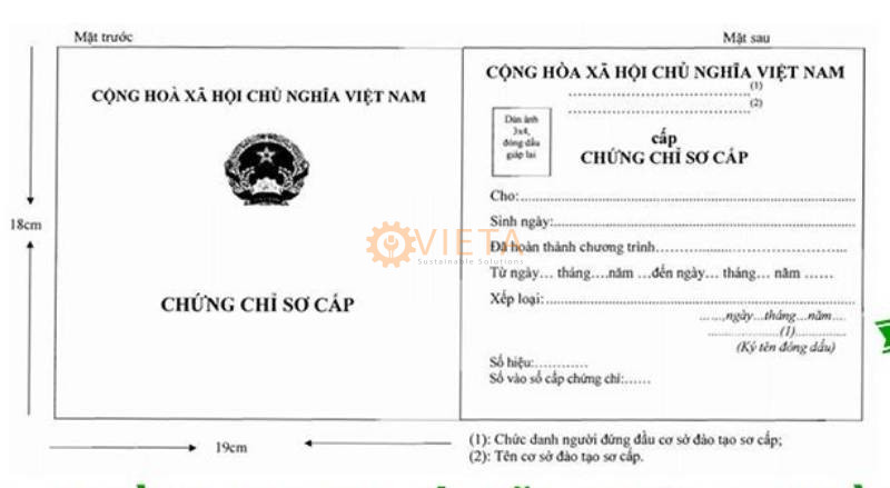 Chứng chỉ vận hành máy nén khí