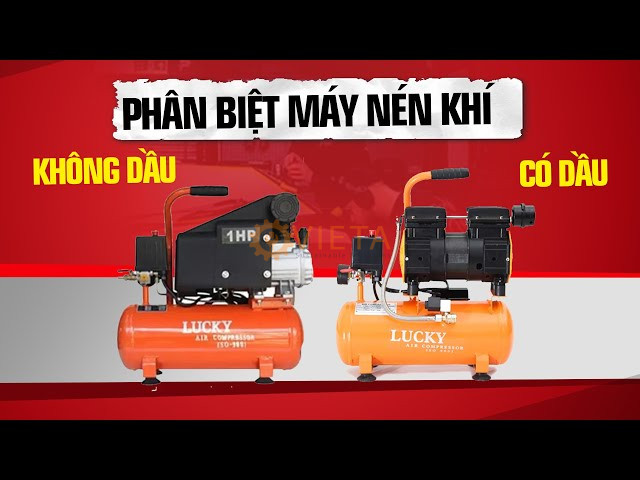 Phân biệt máy nén khí không dầu và có dầu