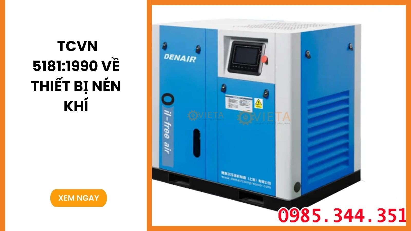 Tiêu chuẩn Việt Nam TCVN 5181:1990 về thiết bị nén khí