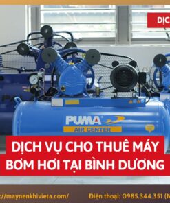 Dịch vụ cho thuê máy bơm hơi tại Bình Dương