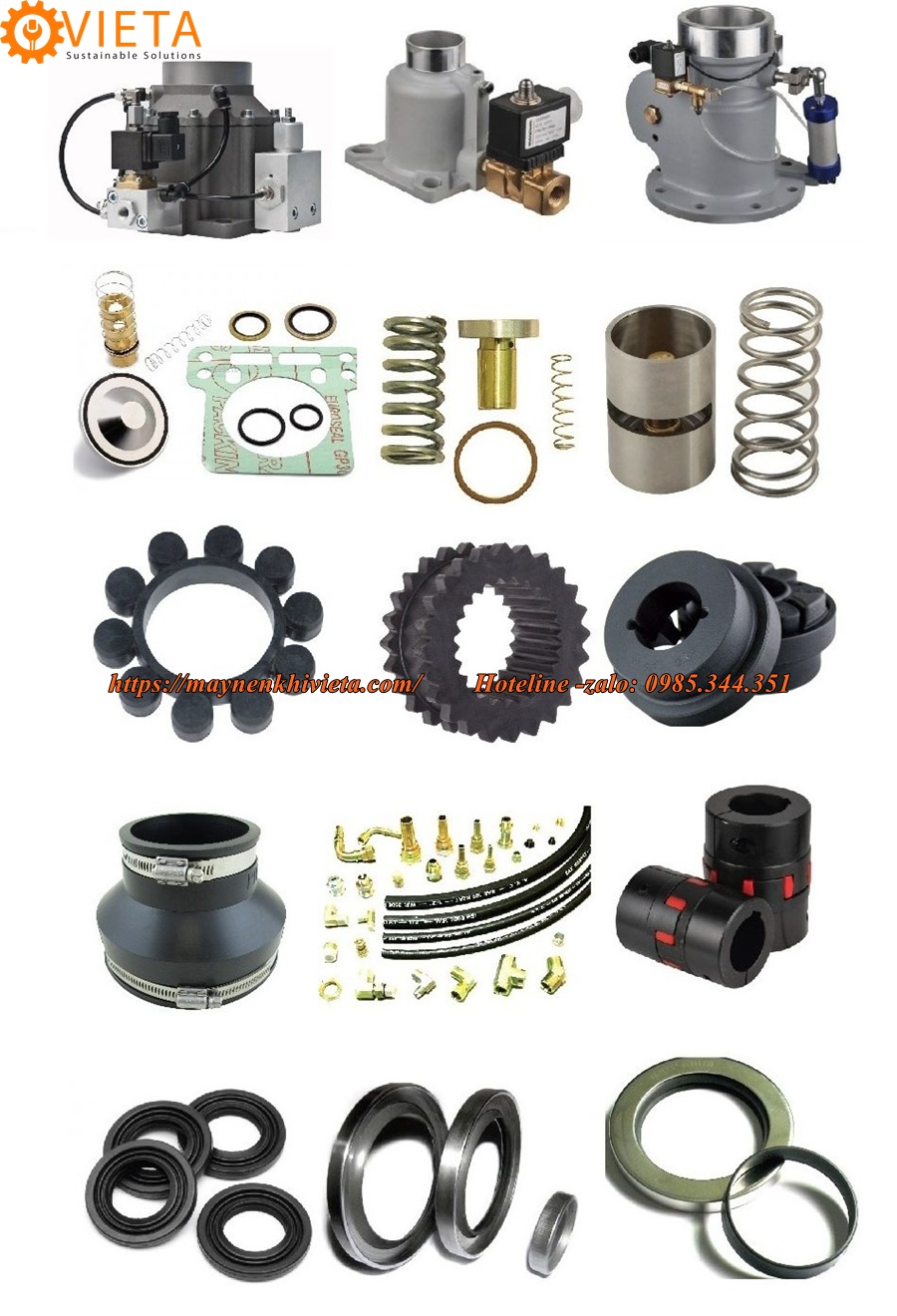 phụ tùng máy nén khí iwata phụ tùng máy nén khí iwata