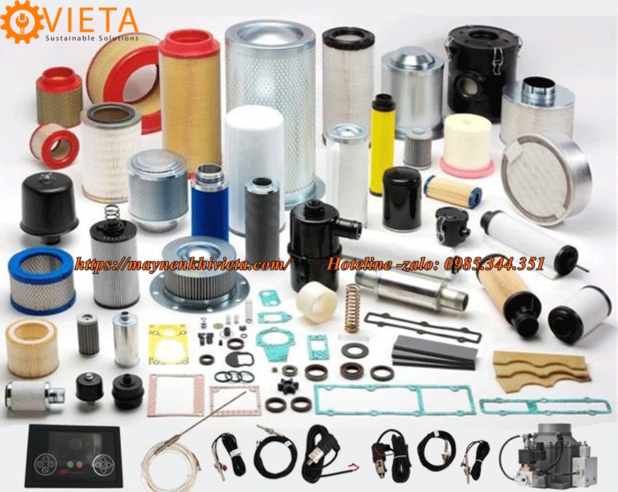 Tổng kho bán phụ tùng máy nén khí không dầu uy tín Tổng kho bán phụ tùng máy nén khí không dầu uy tín