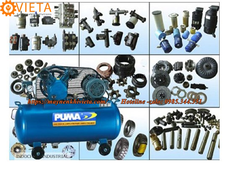 Tổng kho bán Phụ tùng máy nén khí puma uy tín