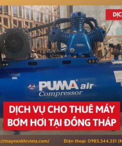 Dịch vụ cho thuê máy bơm hơi tại Đồng Tháp