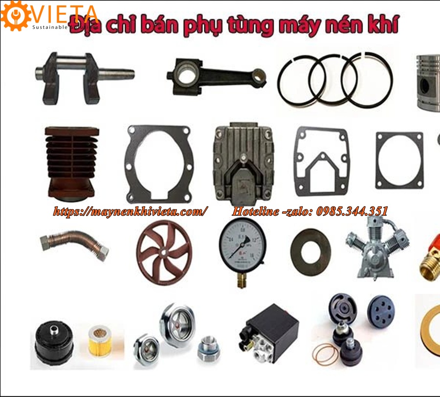 Tổng kho bán phụ tùng máy nén khí dekton uy tín, Hàng sẵn kho