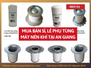 Tổng kho mua bán sỉ, lẻ phụ tùng máy nén khí tại An Giang uy tín