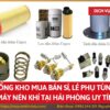 Tổng kho mua bán sỉ, lẻ phụ tùng máy nén khí tại Hải Phòng uy tín