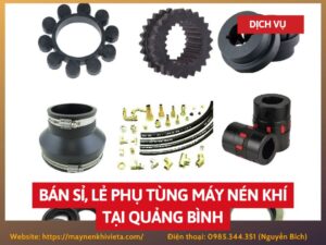 Tổng kho mua bán sỉ, lẻ phụ tùng máy nén khí tại Quảng Bình uy tín