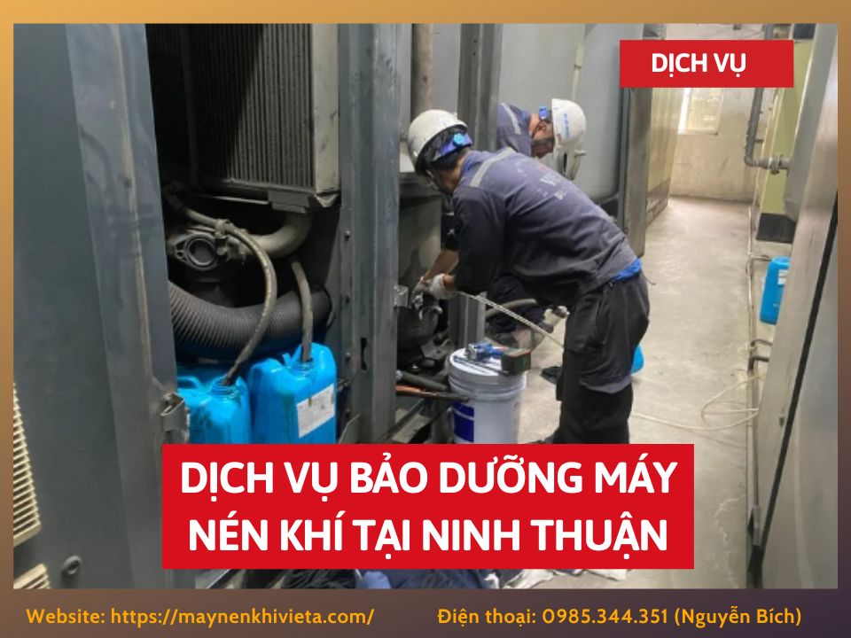 Dịch vụ bảo dưỡng máy nén khí tại Ninh Thuận