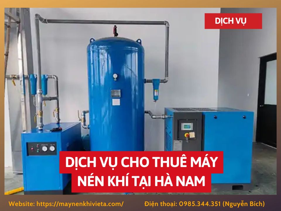 Dịch vụ cho thuê máy nén khí tại Hà Nam, Tiết Kiệm 10%