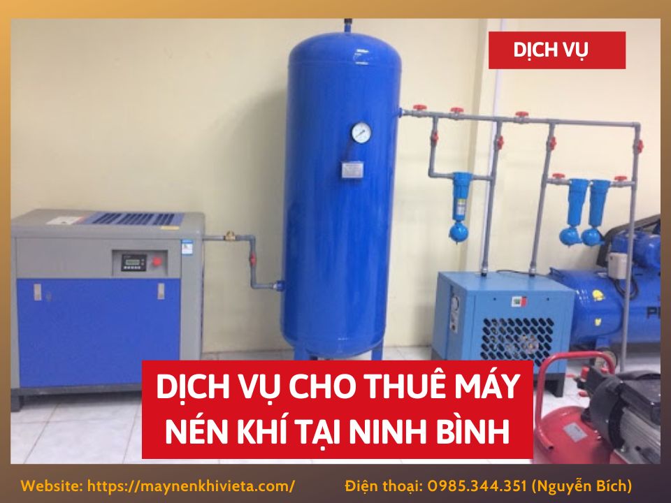 Dịch vụ cho thuê máy nén khí tại Ninh Bình, Tiết Kiệm 10%