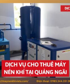 Dịch vụ cho thuê máy nén khí tại Quảng Ngãi