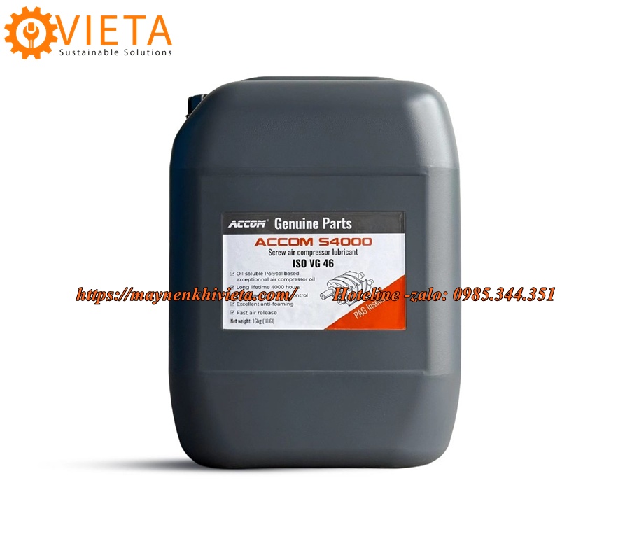 Dầu máy nén khí Accom Dầu máy nén khí Accom