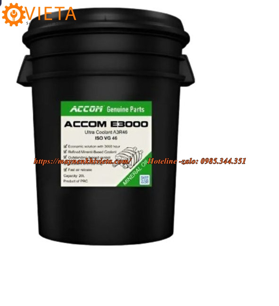 Dầu máy nén khí Accom Dầu máy nén khí Accom