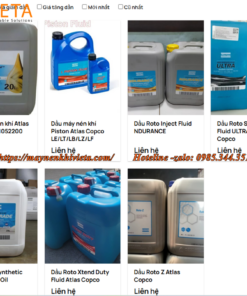 Dầu máy nén khí Atlas Copco