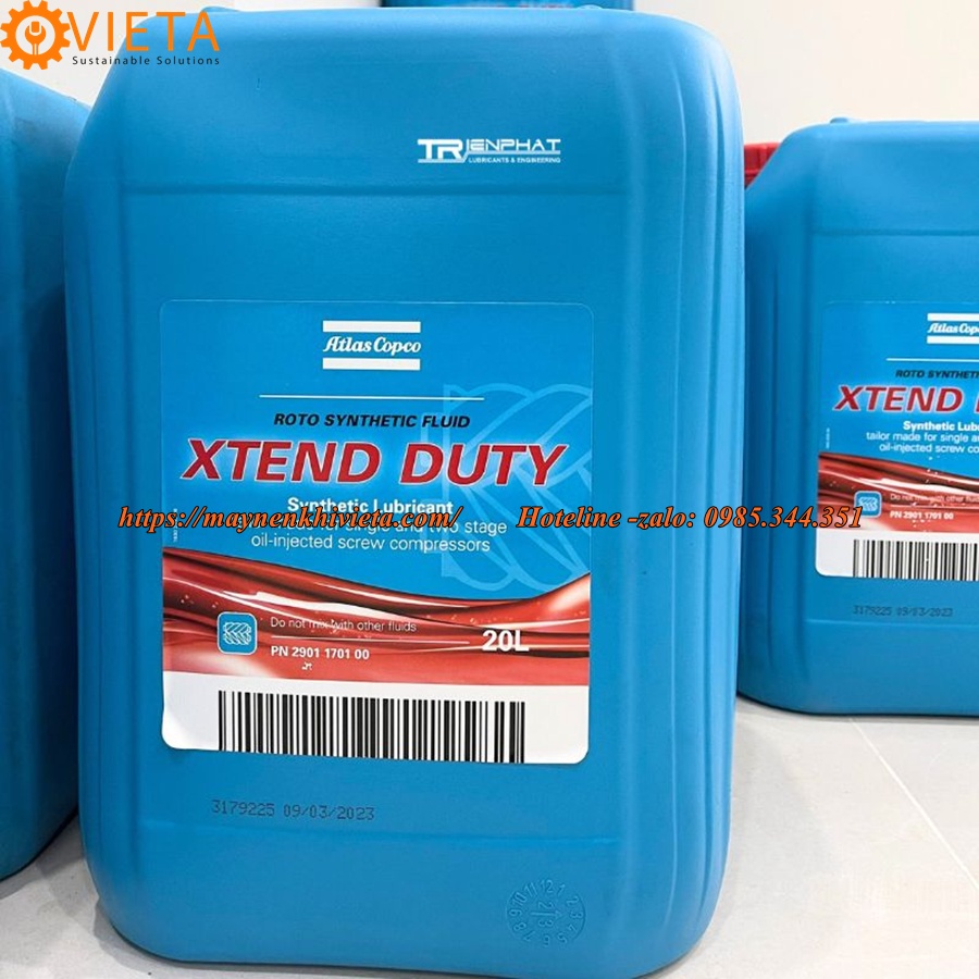 Dầu máy nén khí Atlas Copco Dầu máy nén khí Atlas Copco