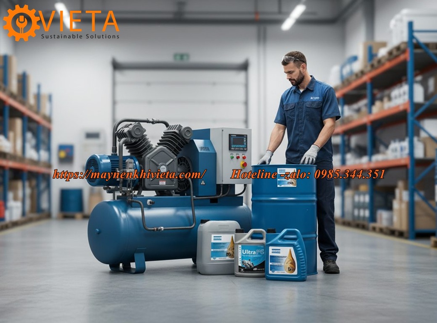 Dầu máy nén khí không dầu Dầu máy nén khí không dầu