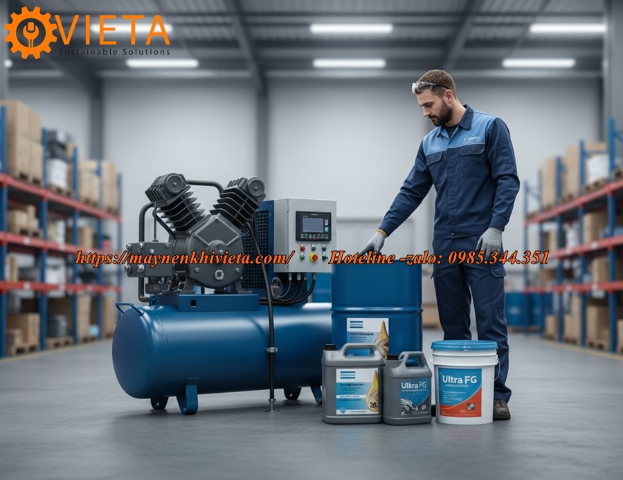 Dầu máy nén khí không dầu Dầu máy nén khí không dầu