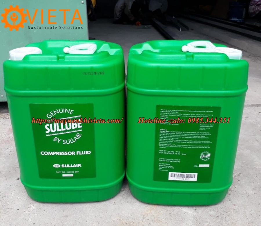 Dầu máy nén khí Sullair Dầu máy nén khí Sullair