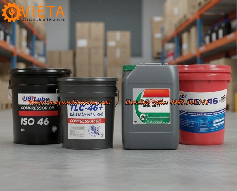 Dầu máy nén khí trục vít 46 Dầu máy nén khí trục vít 46