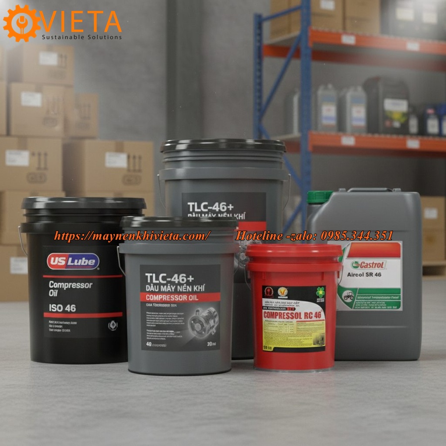 Dầu máy nén khí trục vít 46 Dầu máy nén khí trục vít 46