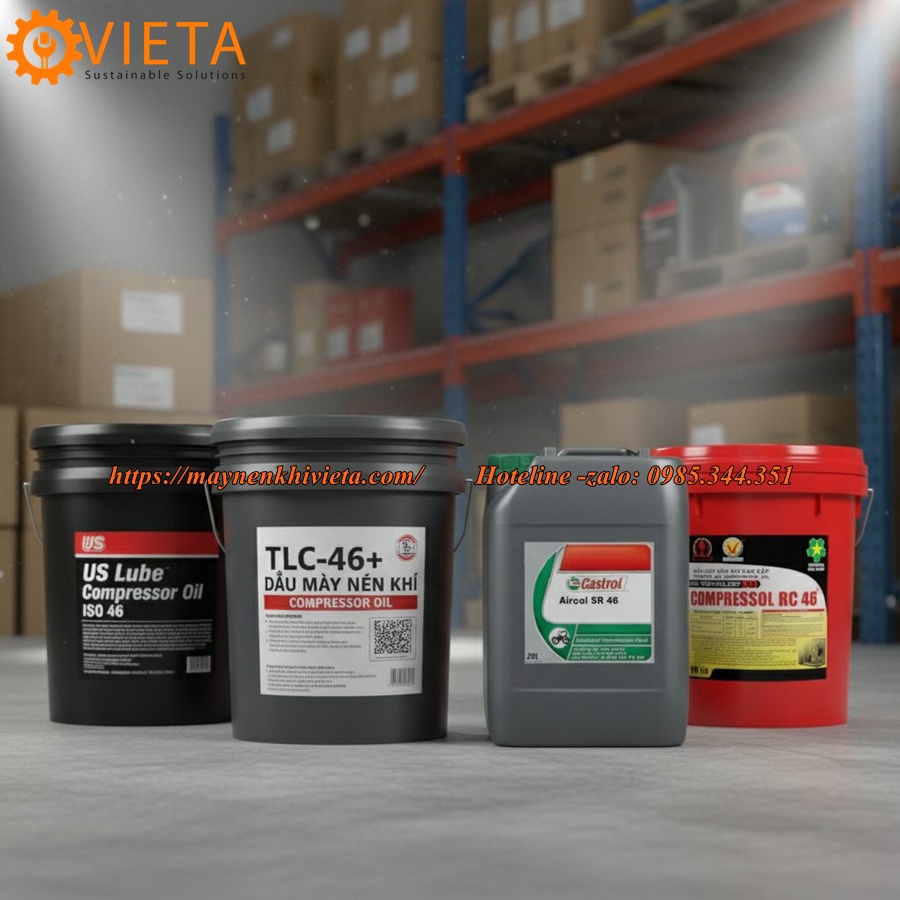 Dầu máy nén khí trục vít 46 Dầu máy nén khí trục vít 46