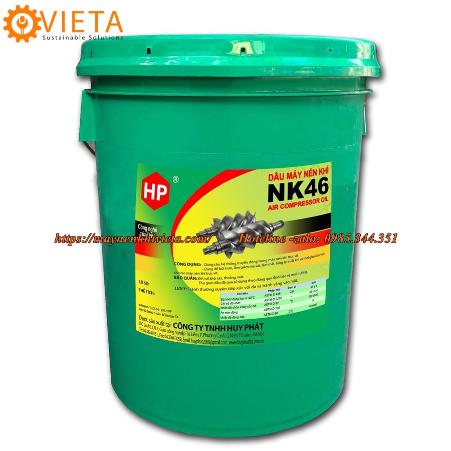 Dầu máy nén khí trục vít Dầu máy nén khí trục vít