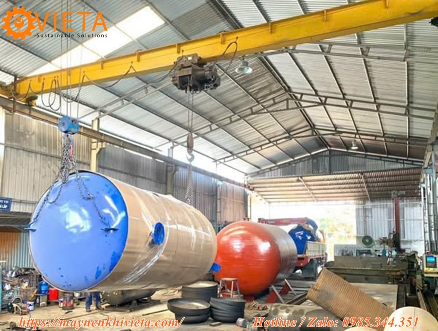 Bình tích khí nén sản xuất theo yêu cầu Bình tích khí nén sản xuất theo yêu cầu